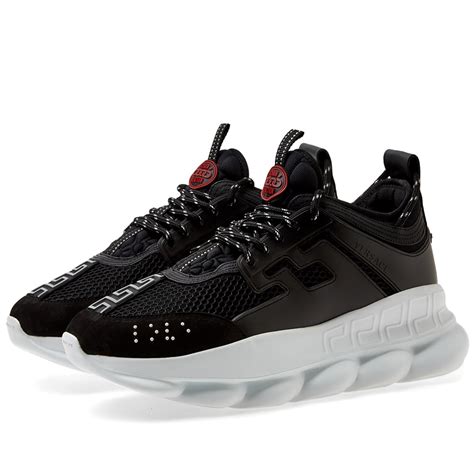 size 13 men's versace chain reaction|Versace chain reaction black sneakers.